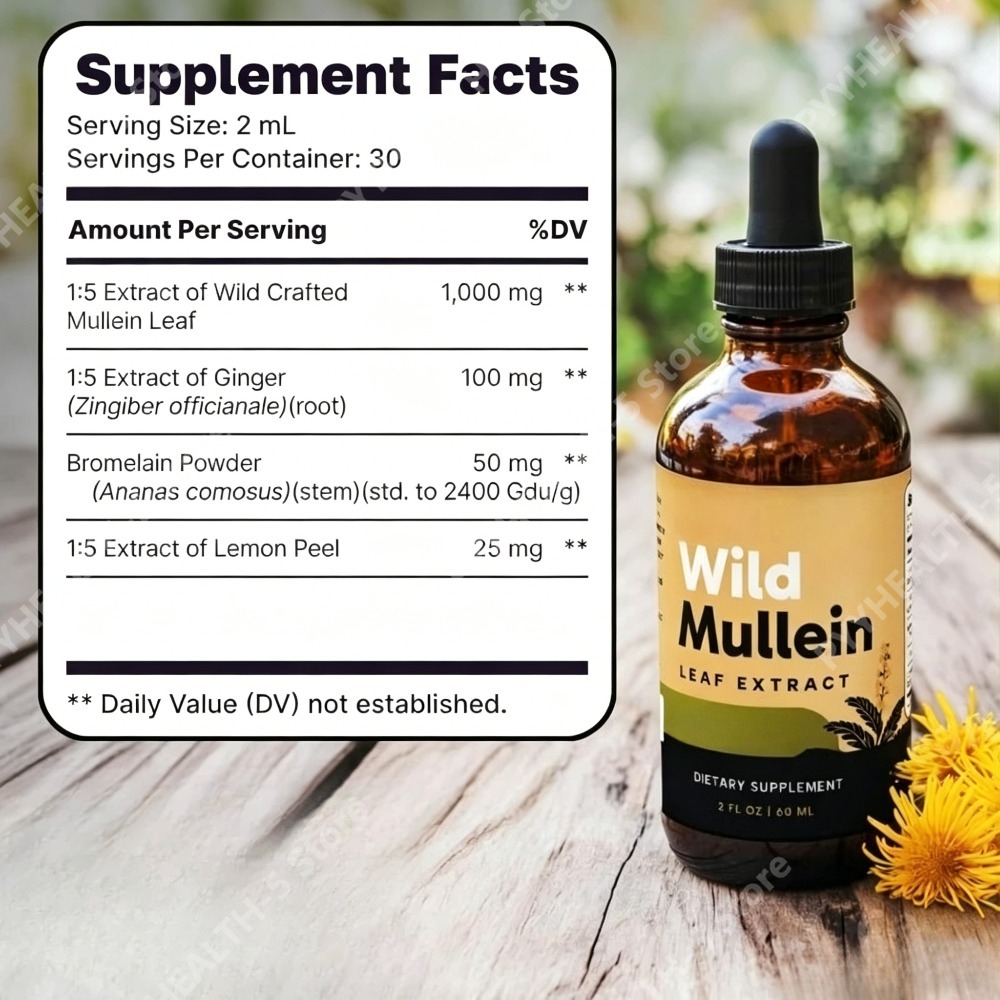 Wild Mullein Bladdruppels met  - Herbal And Wellness recensie en prijs