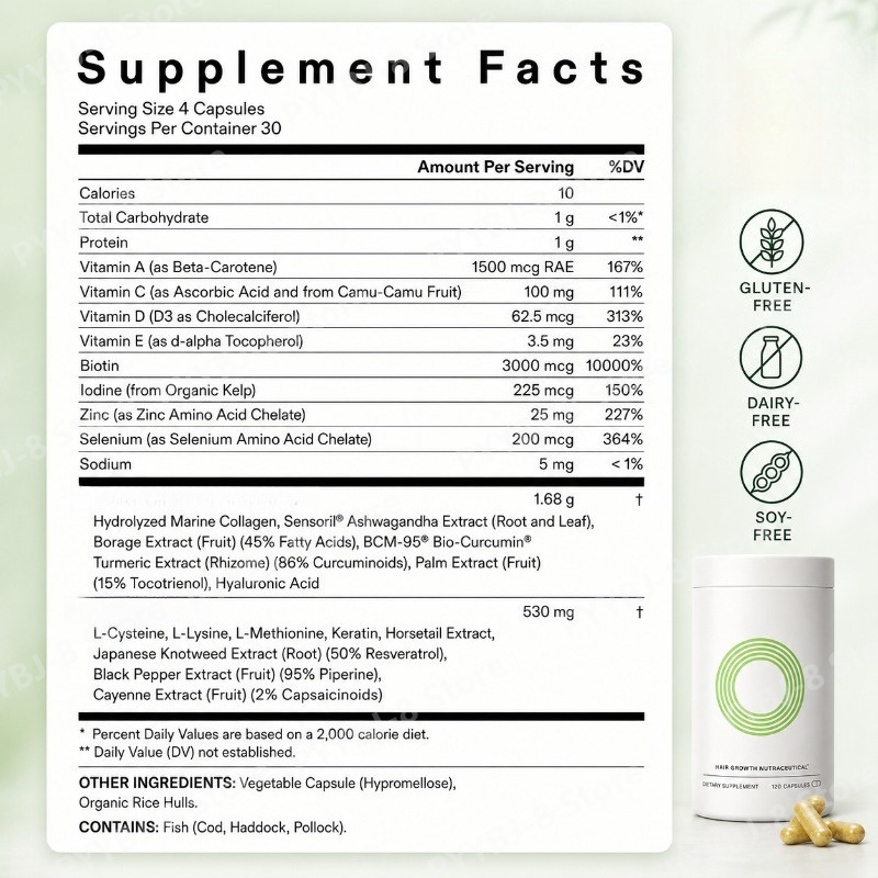 120 capsules voor vrouwen, haa - Herbal And Wellness recensie en prijs