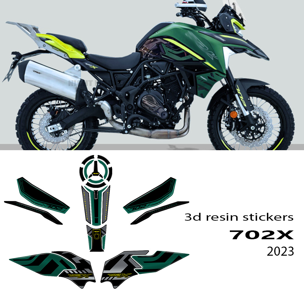 3D Sticker Trk702x Motorfiets  - Wellness X recensie en prijs
